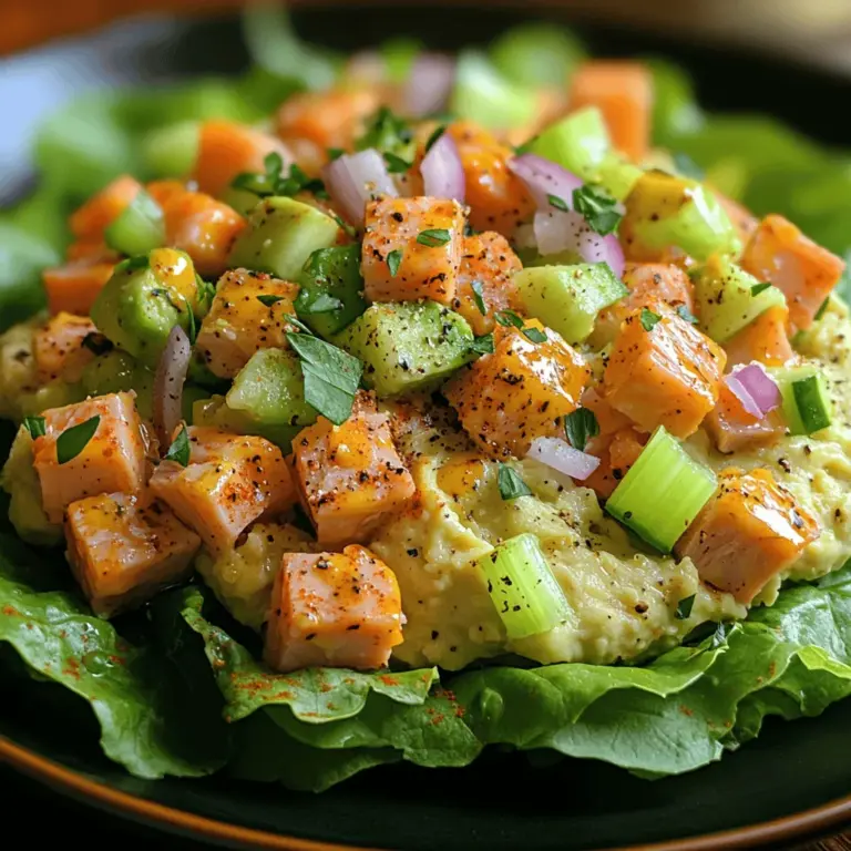 In the quest for healthy yet delicious meals, the Avocado Tuna Delight stands out as a quintessential recipe that brings together the creamy richness of avocado and the hearty protein of tuna. This dish is not only a treat for your taste buds but also a powerhouse of nutrition, making it an ideal choice for health-conscious eaters. Whether you’re looking for a quick lunch, a light dinner, or a nutritious snack, this recipe is designed to fit seamlessly into your busy lifestyle. With its simple preparation and minimal cooking time, Avocado Tuna Delight is the perfect solution for anyone seeking to maintain a balanced diet without sacrificing flavor.