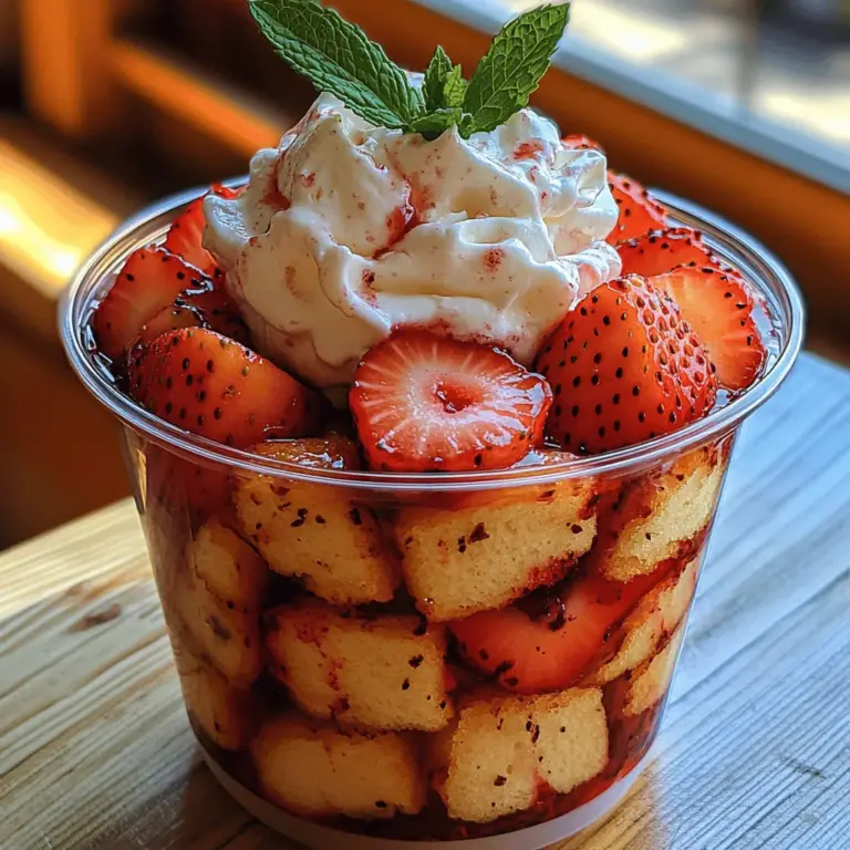 Strawberry shortcake is one of those timeless desserts that evoke feelings of nostalgia and celebration. Its light, airy texture combined with the sweetness of ripe strawberries makes it a favorite for many. In today’s fast-paced cooking culture, the significance of homemade dishes cannot be overstated. Preparing a dessert from scratch not only allows you to control the quality of ingredients but also creates an opportunity to infuse your personal touch into every bite. In this article, we will guide you through making Luscious Strawberry Shortcake Cups, a delightful twist on the classic dessert that’s perfect for any occasion. Whether you’re hosting a summer gathering or simply indulging in a sweet treat at home, this recipe is sure to impress.
