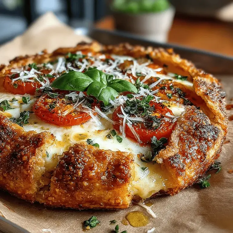 The Rustic Tomato Galette is a dish that embodies the essence of seasonal cooking while showcasing the vibrant flavors of fresh tomatoes. This free-form tart is a delightful addition to any meal, offering a versatile option for brunch, lunch, or a light dinner. With its flaky, buttery crust and the rich, juicy filling of ripe tomatoes, this galette stands out as a celebration of simplicity and quality ingredients.