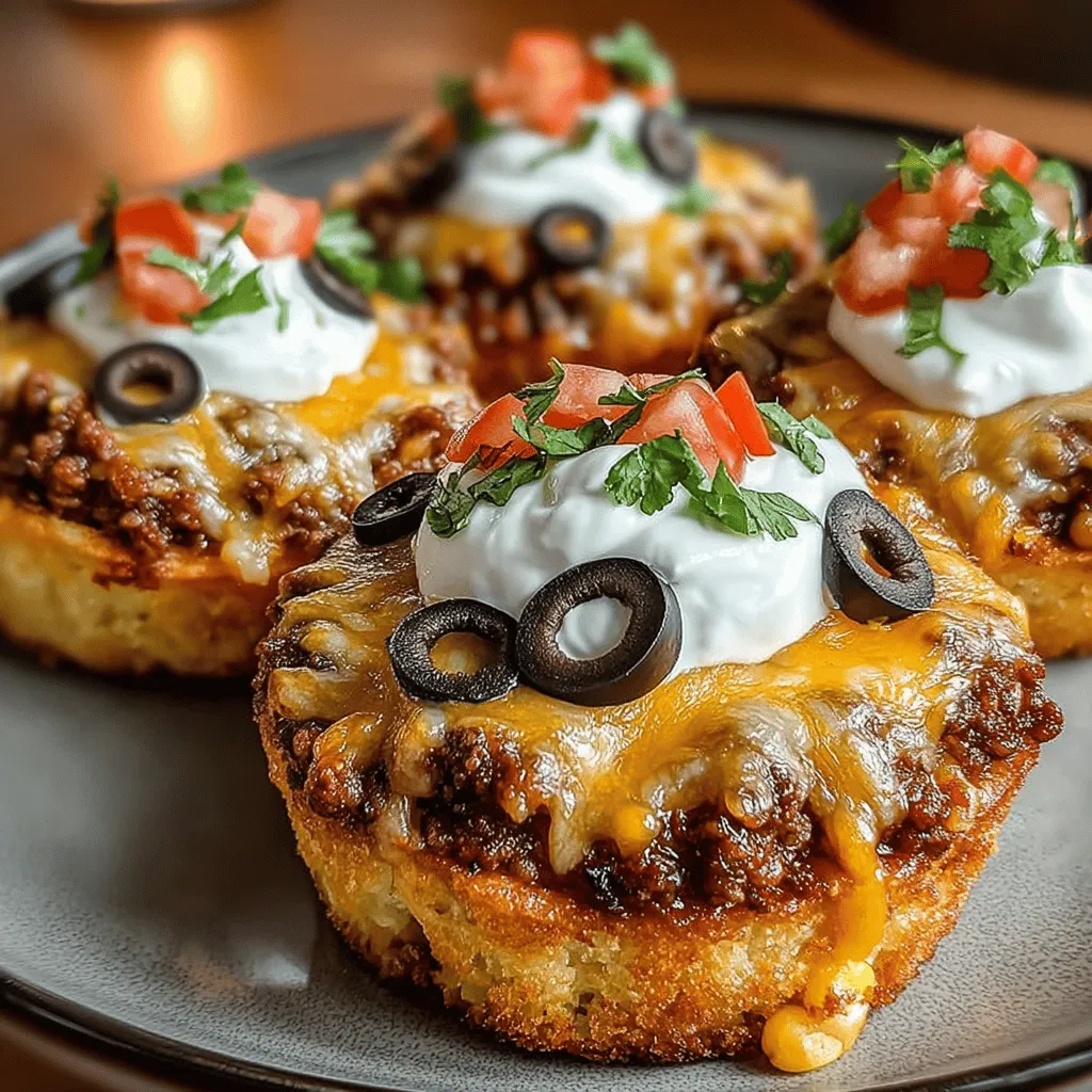 Fiesta Mini Chicken Taco Cups are more than just a dish; they are a celebration of flavor and fun, making them an irresistible choice for any gathering. Whether it’s a lively party, a casual family dinner, or a festive holiday get-together, these mini taco cups deliver an explosion of taste in each bite. Their bite-sized format makes them perfect for sharing, allowing guests to indulge in a variety of flavors without the mess of traditional tacos.