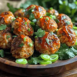 One of the standout features of Fiery Sriracha Turkey Meatballs is the health-conscious choice of ingredients. Ground turkey is a lean protein that is lower in fat compared to ground beef or pork. This makes it an excellent option for those looking to reduce their caloric intake while still enjoying a hearty meal. In fact, ground turkey typically contains about 10-20% fat, depending on whether it is made from light or dark meat, whereas ground beef can contain upwards of 30% fat. By choosing ground turkey, you are opting for a nutritious source of protein that supports muscle growth and overall health.