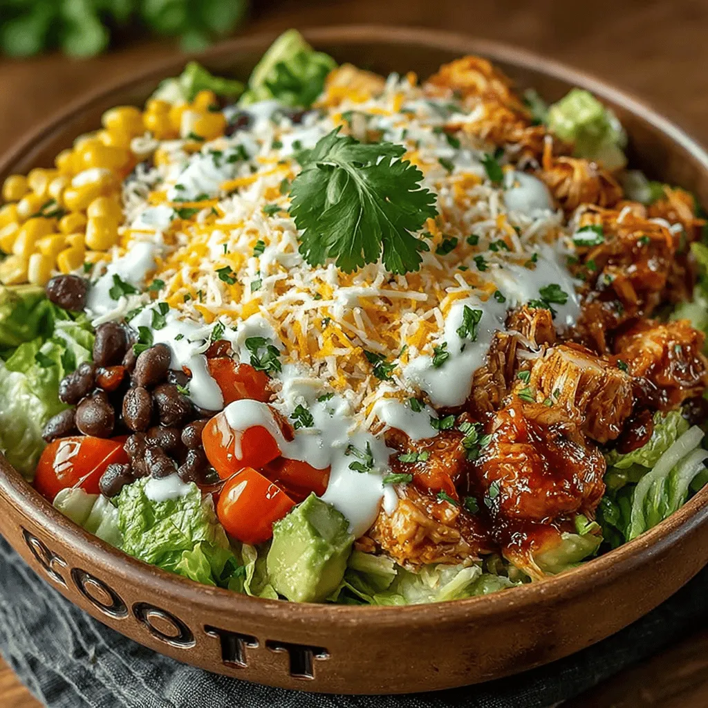 The BBQ Bliss Chicken Chopped Salad is a vibrant and satisfying dish that perfectly balances the smoky flavors of grilled chicken with the freshness of garden vegetables. This salad is not just a meal; it's an experience that tantalizes the taste buds while providing a healthy boost. With its combination of protein, fiber, and essential vitamins, this salad stands out as a wholesome option for any occasion, whether you're preparing a family dinner, hosting a summer barbecue, or looking for a nutritious lunch to take to work.