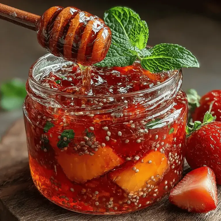 Once your peach and strawberry chia jam has reached the desired consistency, it’s time to cool it down and prepare it for storage. Proper cooling and storage are vital to preserving the freshness and flavor of your jam.