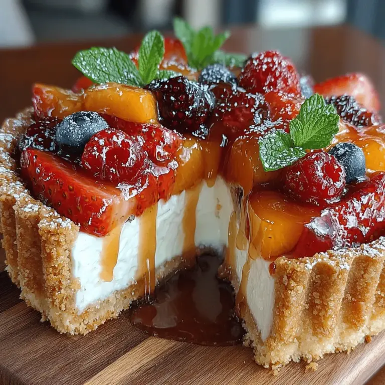 To create the perfect No-Bake Summer Fruit Tart, it's essential to understand the role of each ingredient in contributing to the overall flavor and texture of the dessert. The tart is composed of three main components: the crust, the creamy filling, and the vibrant fruit topping.