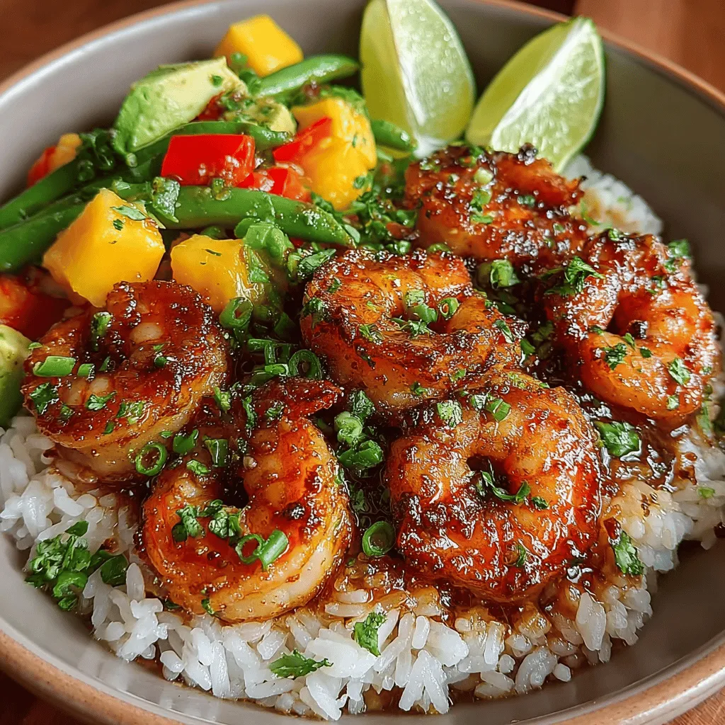 If you’re looking for a dish that encapsulates the essence of sunshine and vibrant flavors, look no further than the Tropical Bliss Shrimp & Mango Rice Bowls. This delightful recipe combines succulent shrimp, sweet ripe mango, and fragrant jasmine rice, creating a meal that transports your taste buds to a tropical paradise. Perfect for warm weather dining or any day you crave a burst of flavor, these rice bowls are not just a feast for the senses but also a healthy, balanced option for lunch or dinner.
