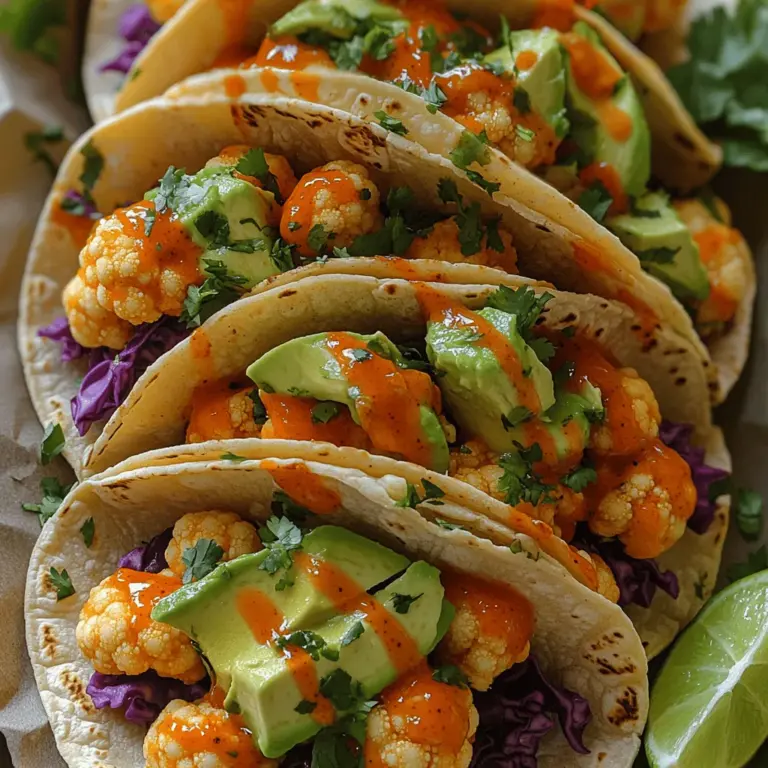 Originating from the vibrant culinary landscape of American cuisine, Buffalo cauliflower has taken the food world by storm. This dish combines the traditional spicy flavors of Buffalo wings with a plant-based twist, making it a popular choice among vegetarians, vegans, and anyone looking to enjoy a hearty meal without meat. The Fiery Buffalo Cauliflower Tacos are not just a meal; they are a celebration of flavor, health, and creativity in the kitchen.