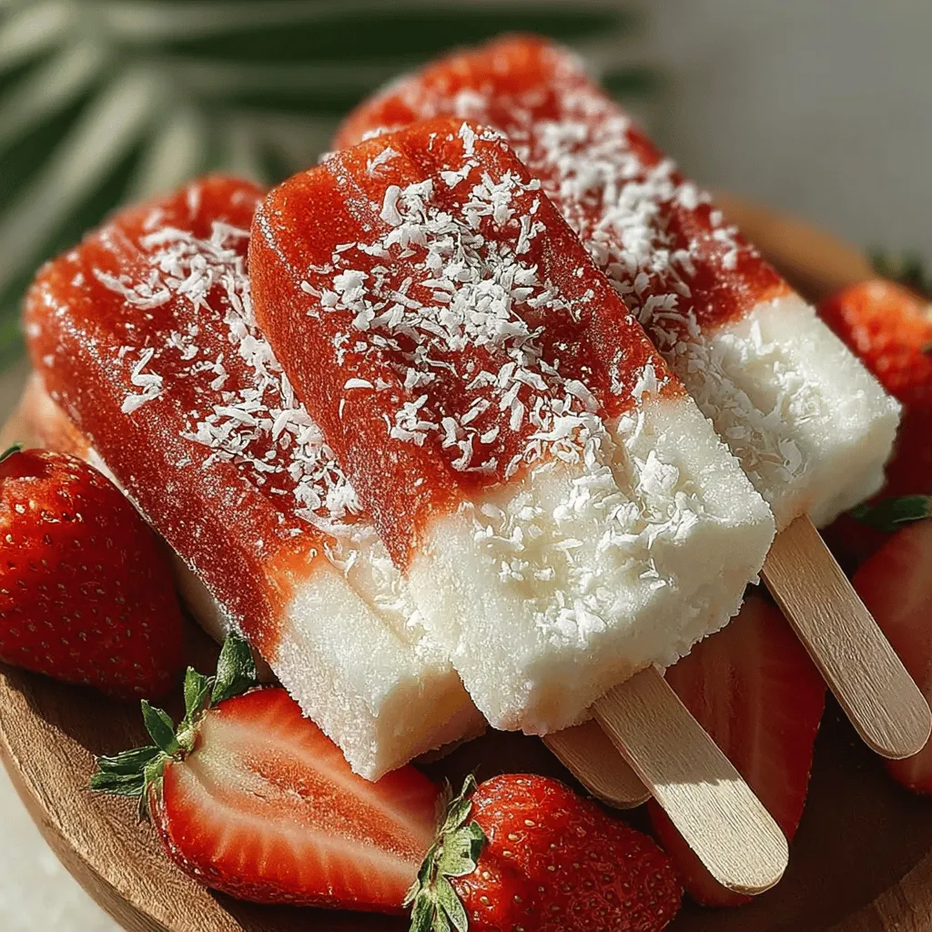 Creating delicious Frozen Strawberry Coconut Pops at home is not just a fun activity; it’s a rewarding experience that allows you to enjoy a fresh and healthy treat tailored to your taste. Follow these detailed instructions to ensure your pops come out perfectly every time.