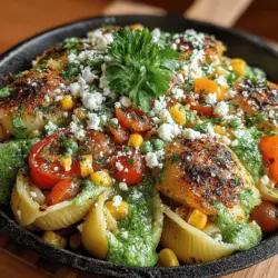 Creamy Avocado Cilantro Pasta Shells is a dish that tantalizes the taste buds while offering a delightful blend of texture and flavor. With its vibrant green sauce enveloping tender pasta shells, this meal is not only visually appealing but also packed with nutrition. The creamy avocado sauce, infused with fresh cilantro and brightened by a hint of lime, creates a dish that is both satisfying and refreshing.