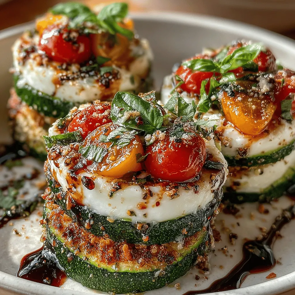 Grilled Zucchini Caprese Stackers are a delightful twist on the classic Caprese salad, seamlessly blending the fresh flavors of summer into a healthy and visually appealing dish. This recipe elevates the traditional Caprese by incorporating grilled zucchini as a hearty base, which pairs beautifully with ripe tomatoes and creamy mozzarella. Not only does this dish tantalize your taste buds, but it also serves as a stunning centerpiece for any gathering, making it an excellent choice for entertaining or a simple weeknight meal. In this article, we will delve into the essential ingredients that make up this dish, as well as provide step-by-step preparation instructions to help you recreate this culinary delight in your own kitchen.