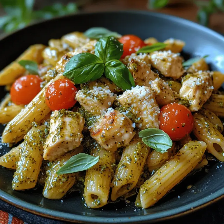 When it comes to pasta dishes that are both comforting and full of flavor, Creamy Pesto Chicken Pasta stands out as a quintessential choice. This dish strikes the perfect balance between a creamy sauce and the vibrant, herbaceous notes of pesto, making it an ideal meal for both busy weeknights and special gatherings. The allure of this recipe lies not only in its rich flavors but also in its simplicity, allowing even novice cooks to whip up a gourmet experience in no time.