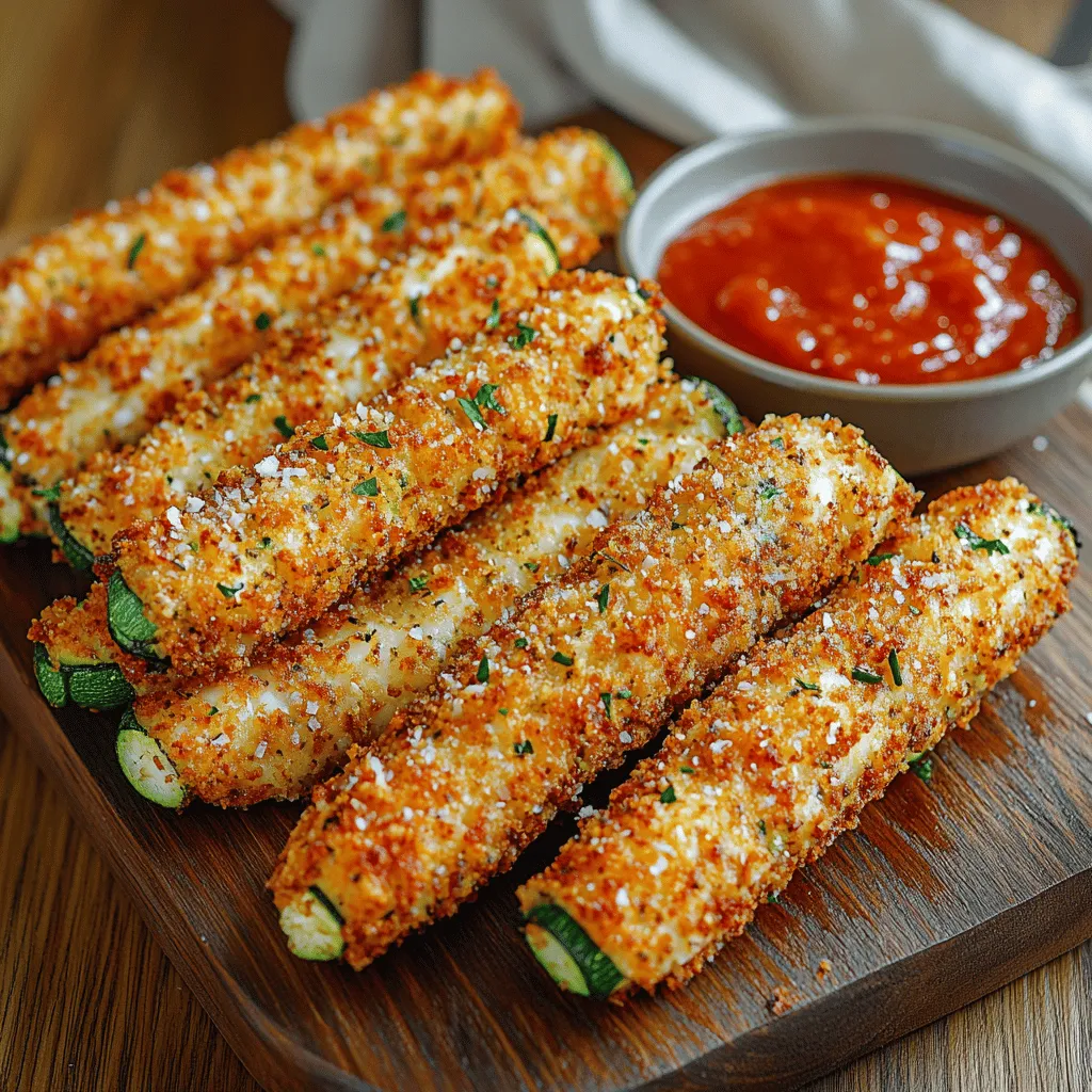In a world where snacking often leads to unhealthy choices, the crispy air-fryer mozzarella zucchini sticks present a delightful solution. This innovative recipe combines the fresh, crisp texture of zucchini with the gooey, indulgent allure of melted mozzarella cheese, creating a snack that is both satisfying and nutritious. With the air fryer at your disposal, you can achieve that perfect crunch without the excess oil associated with traditional frying methods, making these sticks a healthier alternative.