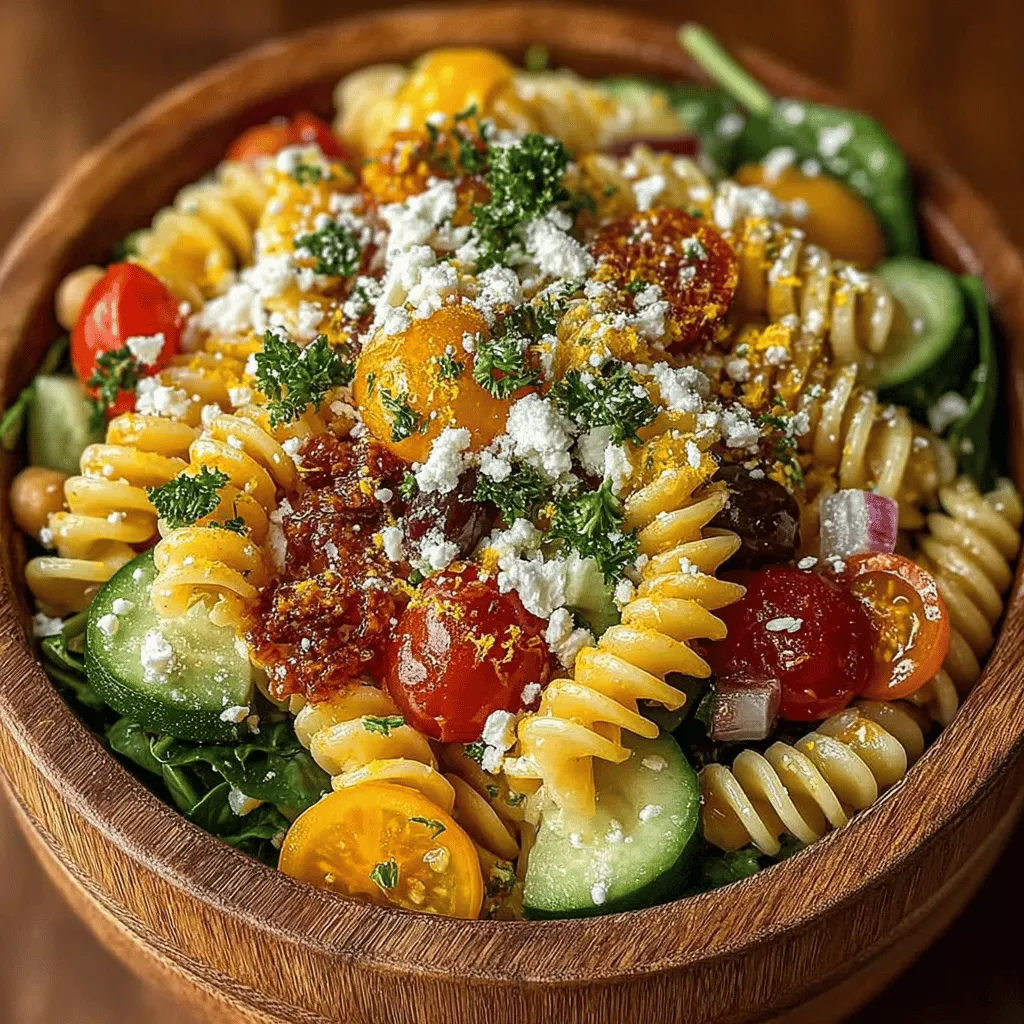 Chickpea Bliss Pasta Salad is a vibrant and nutritious dish that perfectly marries the wholesome goodness of whole grain or gluten-free pasta with the protein-packed power of chickpeas. This salad is not just a feast for the palate; it is also a celebration of health and nutrition. Combining the textures and flavors of fresh vegetables, this recipe offers a balanced meal suitable for any occasion, whether you're preparing for a summer picnic, looking for a light lunch, or wanting a hearty side dish to complement your evening meal. In this article, we will delve into the ingredients, preparation steps, and the numerous health benefits that make Chickpea Bliss Pasta Salad a standout choice for health-conscious eaters.