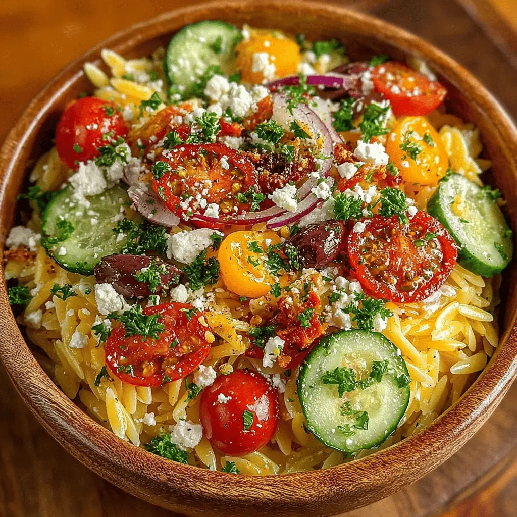 Orzo is a unique pasta that resembles rice in both shape and size, yet offers the delightful chewiness characteristic of traditional pasta. This versatile grain is made from semolina flour, which gives it a firm texture that holds up well in salads. Unlike larger pasta shapes, orzo's petite size allows it to blend seamlessly with other ingredients, making it an excellent choice for salads where you want each bite to be a harmonious mix of flavors.