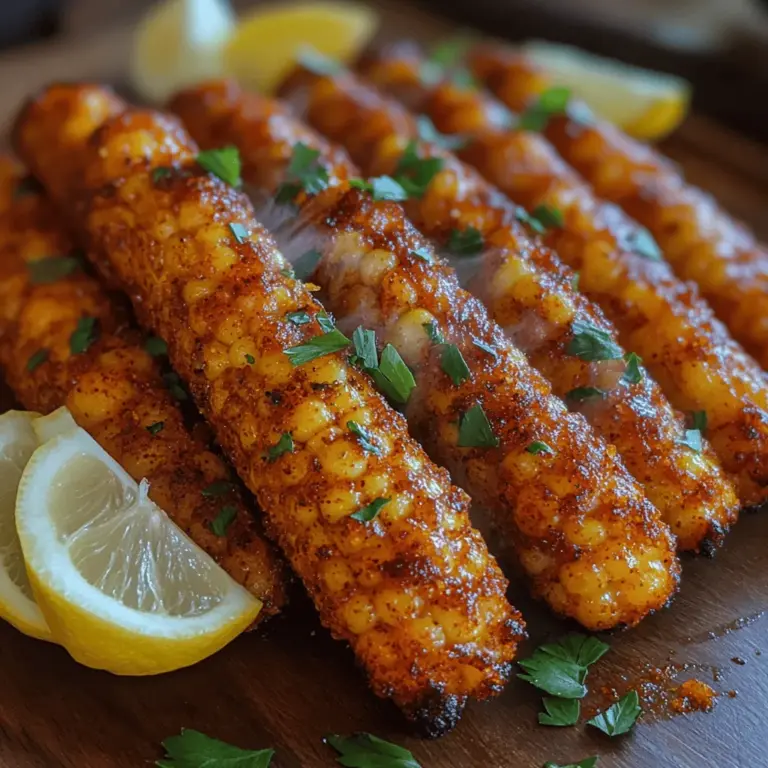 Crispy Cajun Corn Riblets are a delightful dish that brings together the vibrant flavors of Cajun cuisine and the beloved sweetness of corn. This recipe has been gaining popularity for its unique presentation and irresistible taste, making it a favorite for summer barbecues, family gatherings, or even as a fun snack at home. The appeal of this dish lies not just in its flavor but also in its cultural significance. Originating from the heart of Louisiana, Cajun cooking celebrates bold spices and fresh, local ingredients, embodying a culinary tradition that is rich in history and flavor.