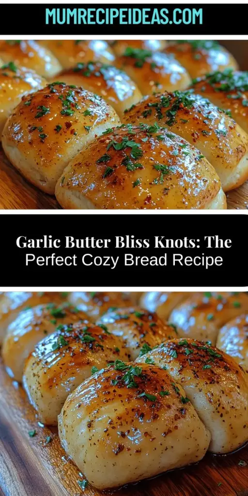 Discover the joy of baking with these Garlic Butter Bliss Knots! These soft, buttery knots are infused with garlic and herbs, making them the perfect addition to any meal or gathering. With simple ingredients and easy instructions, they're ideal for both novice bakers and seasoned chefs. Whether served with pasta, soup, or salad, these knots are sure to impress family and friends. Bake a batch today and fill your home with their delightful aroma!