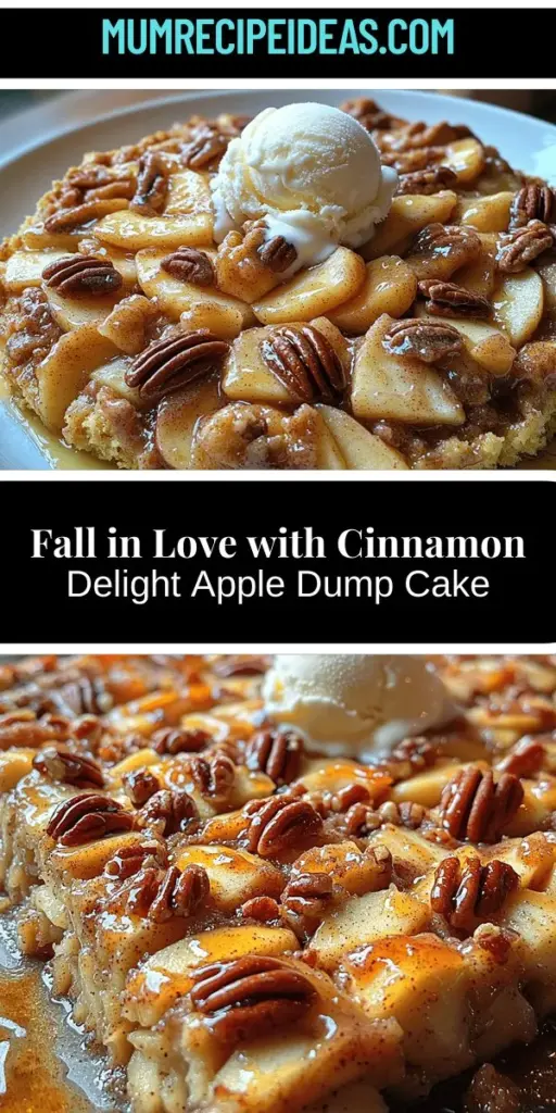Discover the warmth and nostalgia of fall with Cinnamon Delight Apple Dump Cake, a quick and easy dessert that layers tender, spiced apples with a buttery, crispy topping. This comforting recipe is perfect for gatherings, evoking memories of family around the kitchen table. With its delightful flavors and textures, every bite is a celebration of autumn. Enjoy it warm with vanilla ice cream or as a cozy snack with coffee, making it a must-try this season.