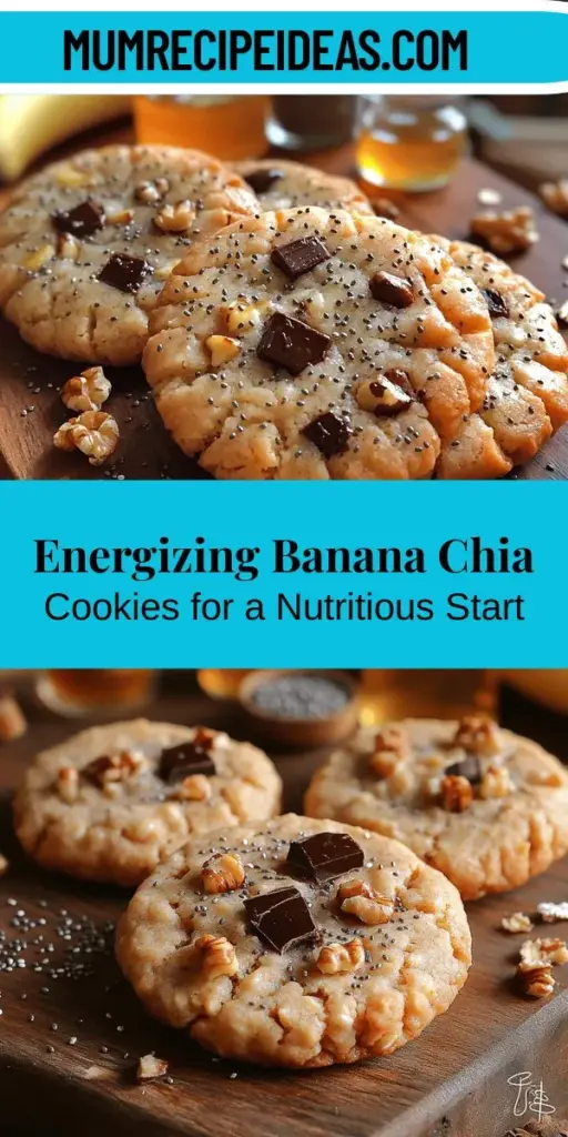 Start your day off right with Energizing Banana Chia Breakfast Cookies! These nutritious and easy-to-make cookies combine ripe bananas, hearty oats, and nutrient-rich chia seeds for a delicious and energizing treat. Perfect for busy mornings or a quick snack on the go, they balance flavor and nutrition seamlessly. Learn about their key ingredients, nutritional benefits, and variations in this comprehensive guide, and discover how to make a wholesome breakfast cookie that satisfies cravings without compromising your health goals. Enjoy them as a breakfast staple, a midday pick-me-up, or a guilt-free dessert!