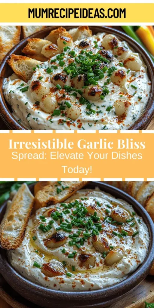 Discover the irresistible charm of Garlic Bliss Spread, a homemade delight that has taken the culinary world by storm. With its rich flavors and healthy ingredients, this versatile spread can be used as a dip, sandwich filling, or a delightful accompaniment to your favorite meals. Learn how to make this creamy blend of roasted garlic, cream cheese, and sour cream with easy step-by-step instructions. Elevate your dining experience and enjoy the health benefits of garlic in every bite!