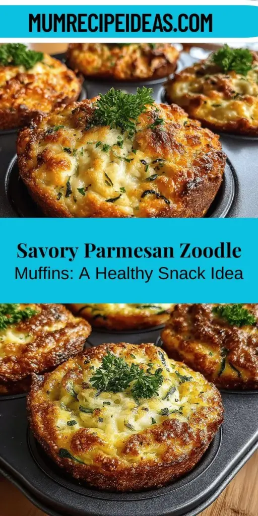 Discover the delicious world of Savory Parmesan Zoodle Muffin Bakes, a nutritious take on traditional muffins using zucchini noodles or zoodles. Perfect for health-conscious eaters, these portable snacks combine the lightness of zucchini with the rich flavor of Parmesan cheese. They are low in calories, gluten-free, and packed with essential vitamins. Easy to make and versatile, they can be enjoyed as snacks, appetizers, or light meals. Try this creative recipe to elevate your healthy eating game!