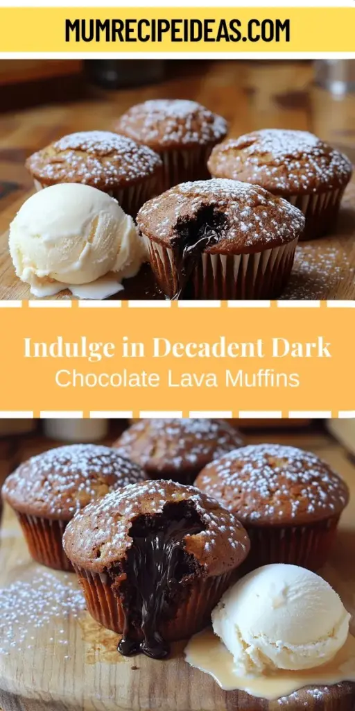 Indulge your sweet tooth with these decadent dark chocolate lava muffins that promise a rich, gooey center and a delightful experience in every bite. Perfect for any occasion, from dinner parties to cozy nights in, these muffins are easy to make and impressive to serve. With a blend of high-quality ingredients, including fresh eggs and premium dark chocolate, you’ll create a portable dessert that satisfies any chocolate craving. Follow the steps in our guide to master this delicious treat!