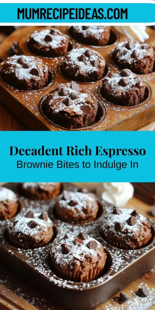 Indulge in the rich flavors of espresso and chocolate with these delightful Rich Espresso Brownie Bites. Perfect for gatherings or cozy nights in, these bite-sized treats combine a fudgy texture with a complex flavor profile that dessert lovers crave. Learn the importance of each ingredient and follow step-by-step instructions to achieve the perfect brownie bite. Elevate your dessert experience with creative serving suggestions and baking tips for a sweet treat everyone will love.