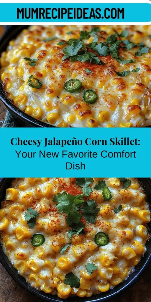Discover the comfort of the Cheesy Jalapeño Corn Skillet, a delicious blend of sweet corn, zesty jalapeños, and creamy cheeses that will tantalize your taste buds. Ideal for busy weeknights or festive gatherings, this dish comes together in under thirty minutes, making it a perfect side or party appetizer. With a balance of flavors and textures, it's sure to satisfy everyone at your table. Explore this scrumptious recipe and elevate your meal planning today!