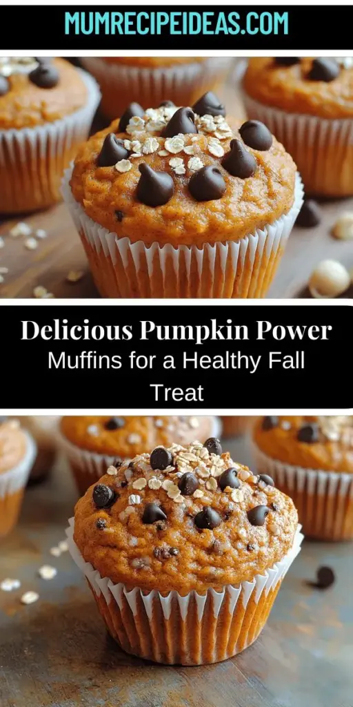 Discover the ultimate autumn treat with Pumpkin Power Muffins! Packed with fiber, vitamins A and C, and antioxidants, these muffins not only taste amazing but are also a nutritious choice for breakfast or a snack. Combining the earthy flavor of pumpkin with Greek yogurt and natural sweeteners, each muffin is moist and satisfying. Perfect for busy mornings or an afternoon pick-me-up, they offer a delicious way to enjoy the health benefits of pumpkin this fall.