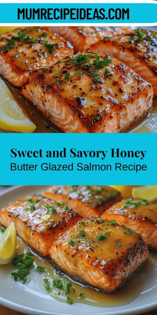 Indulge in the exquisite flavors of honey butter glazed salmon with this easy and nutritious recipe. Perfect for weeknight dinners or special occasions, this dish combines the natural richness of salmon with a luscious glaze of honey, unsalted butter, and soy sauce. Discover the health benefits of omega-3 fatty acids and the delightful sweetness of honey. This recipe not only satisfies your palate but also elevates your cooking experience. Try it today and impress your family and friends!