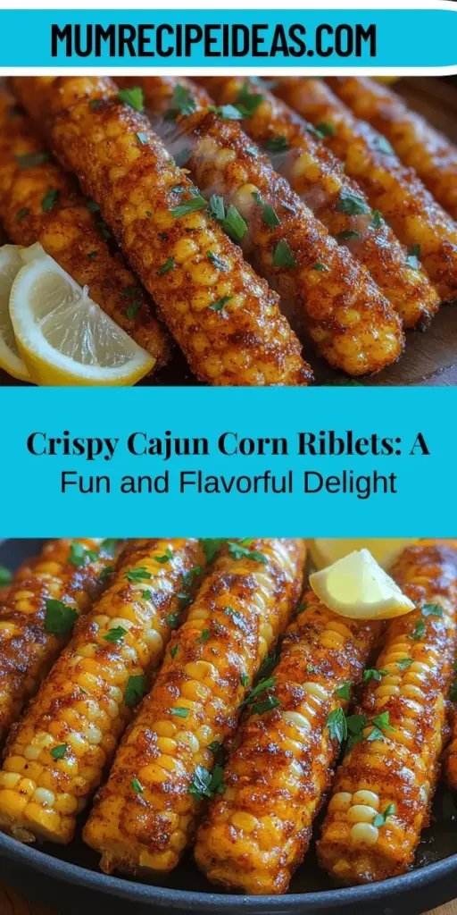 Looking for a fun and flavorful dish to elevate your next gathering? Try Crispy Cajun Corn Riblets! This recipe combines the sweetness of corn with bold Cajun spices for a unique twist that’s perfect for summer barbecues or casual snacking. Learn how to select the freshest corn, create a zesty spice blend, and master roasting or grilling techniques for that perfect crispy finish. With vibrant flavors and cultural significance, these riblets are sure to impress your friends and family!