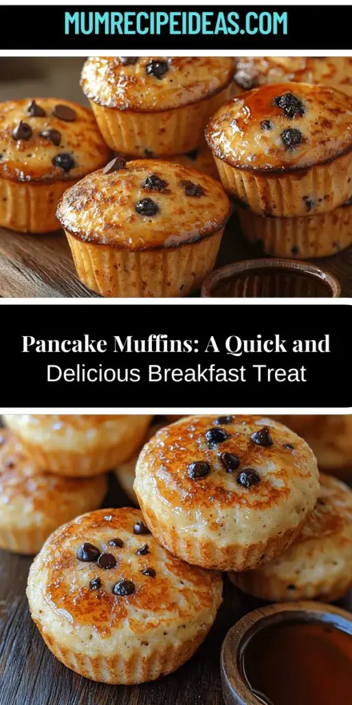 Start your day with a delicious twist on a classic breakfast favorite! These golden brown pancake muffins combine the fluffy goodness of pancakes with the convenience of muffins, making them perfect for busy mornings. Customize them with chocolate chips, berries, or nuts to suit everyone’s preferences. Easy to make and even easier to grab on the go, pancake muffins are sure to delight both kids and adults alike. Discover the joy of a breakfast that’s flavorful and portable!