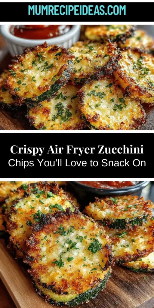 Discover the joy of healthier snacking with crispy air fryer zucchini chips! These crunchy bites are not only satisfying but also packed with nutrition, making them a fantastic alternative to traditional chips. Learn how to prepare, season, and cook zucchini to achieve that perfect crisp. Whether enjoyed as a standalone snack or paired with your favorite dip, this delightful recipe brings fun and wellness to your kitchen. Indulge guilt-free and elevate your snack game today!