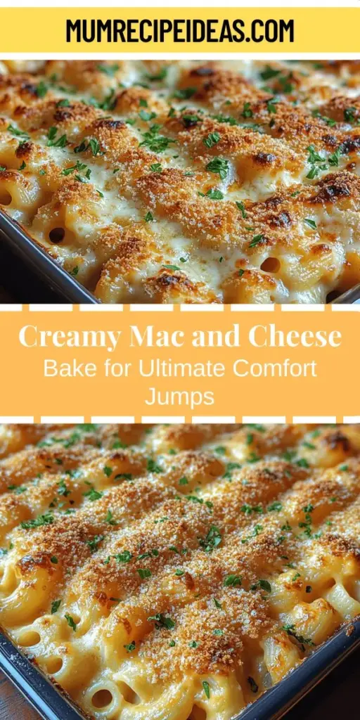Dive into the ultimate comfort food experience with this creamy mac and cheese bake that's sure to delight everyone at the table. Featuring a delectable blend of sharp cheddar, mozzarella, and parmesan, this recipe elevates classic mac and cheese to new heights. Easy to prepare, it's perfect for weeknight dinners, gatherings, or cozy nights in. Follow our step-by-step instructions to create a dish that's both rich in flavor and irresistibly satisfying. Enjoy a taste of nostalgia today!