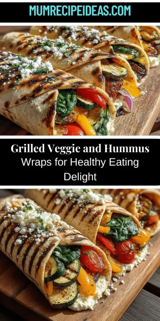 Discover the deliciousness of Sizzling Grilled Veggie & Hummus Wraps, a nutritious meal perfect for any occasion. This easy recipe showcases seasonal vegetables grilled to perfection, enhancing their natural flavors while retaining vital nutrients. Packed in whole wheat wraps and complemented by creamy hummus, these wraps are both satisfying and healthy. Enjoy this plant-based delight for lunch or dinner and impress your family and friends with a wholesome, colorful dish.