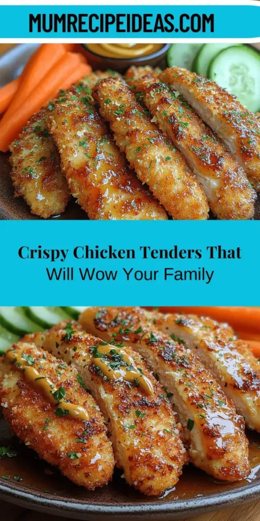 Discover the ultimate guide to crafting Crunchy Bliss Chicken Tenders that will impress everyone at your table. This article walks you through every step, from selecting the freshest tenderloins to mastering the marinating and frying techniques. Learn how to create a crispy Panko-Parmesan coating that complements the juicy chicken inside. Perfect for family dinners or snack cravings, these tenders are sure to become a favorite in your kitchen. Dive into the deliciousness today!