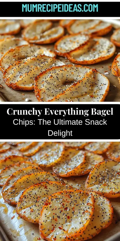 Discover the perfect snack with Toasty Everything Bagel Chips, a deliciously crunchy twist on the classic bagel! These chips are easy to make and packed with savory flavors from everything bagel seasoning. Ideal for gatherings, movie nights, or as a quick bite, enjoy them alone or with your favorite dips. Learn the simple steps to create this snack at home and elevate your munching experience. Get ready to impress friends and family with these irresistible treats!