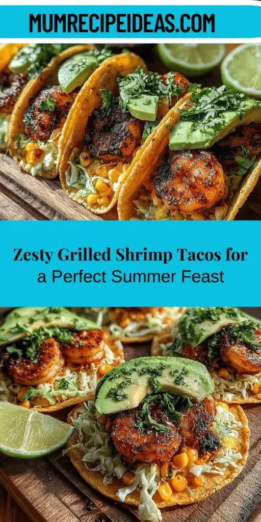 Experience the taste of summer with Zesty Grilled Shrimp & Corn Tacos, a perfect dish for casual dinners or festive gatherings. These flavorful tacos feature succulent grilled shrimp, sweet grilled corn, and fresh toppings, creating a delightful blend of textures and flavors. Easy to prepare and versatile, this dish embodies the vibrant essence of the season. Gather your loved ones and elevate your meals with this refreshing culinary delight that promises to impress.