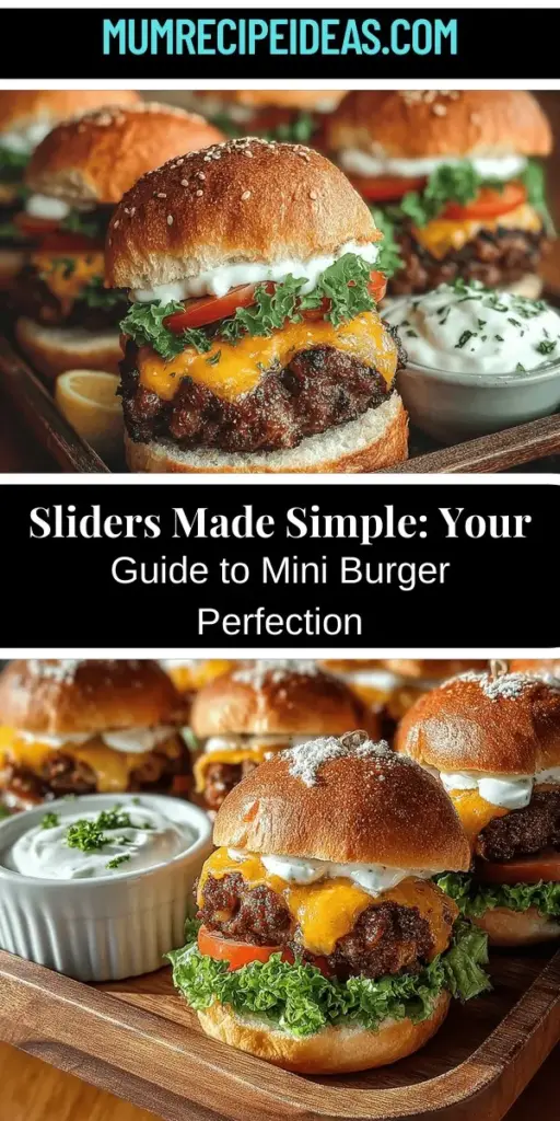 Unlock the magic of mini burgers with the Mini Burger Bliss recipe! Perfect for gatherings or cozy family dinners, these sliders are both fun and versatile. With a mouthwatering garlic aioli that elevates the flavors, you can customize each slider to suit any taste. Ideal for sharing, these tiny delights encourage creativity in cooking and presentation. Gather your loved ones, whip up these delicious bites, and make mealtime unforgettable!