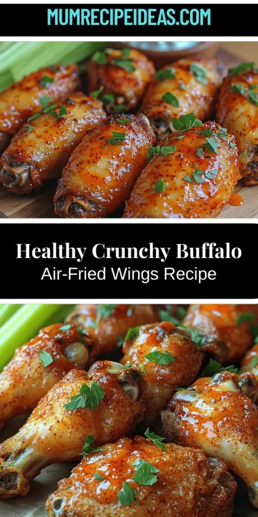 Discover the ultimate Crunchy Buffalo Air-Fried Wings recipe for a healthier twist on a classic favorite! This guide covers everything from selecting the best ingredients to perfecting your cooking technique. Learn how air frying helps achieve that irresistible crispness without the excess oil, allowing you to savor the juicy goodness of chicken wings. Perfect for game day or a cozy dinner, these wings are flavorful, satisfying, and sure to impress your guests!