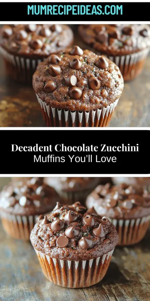 Indulge in the delightful world of baking with these decadent chocolate zucchini muffins! This unique recipe marries rich chocolate with nutritious zucchini, creating a moist, guilt-free treat that satisfies your sweet tooth while sneaking in veggies. Perfect for busy parents and health enthusiasts alike, these muffins are not only delicious but also packed with vitamins and fiber. Discover how to whip up these easy-to-make muffins for a nutritious snack that everyone will adore.