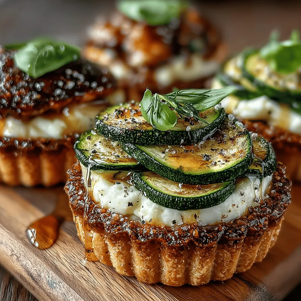 Mini zucchini tartlets with goat cheese are not just appetizers; they are a culinary experience that combines elegance with comfort. These bite-sized delights are the perfect addition to any gathering, whether it's a casual get-together with friends or a more formal dinner party. The combination of tender zucchini and creamy goat cheese creates a flavor profile that is both rich and refreshing, making these tartlets a standout dish.