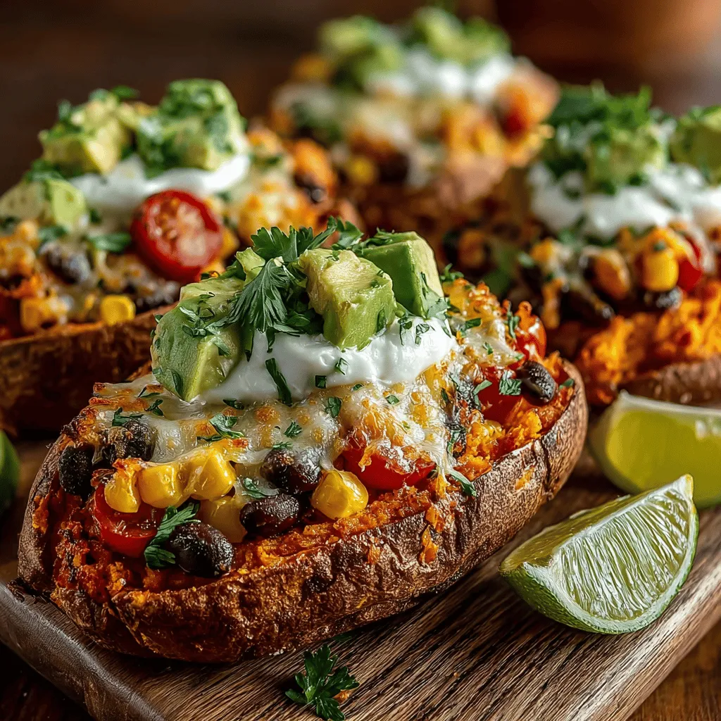 In the realm of delicious and nutritious meals, Baked Sweet Potato Taco Skins stand out as a vibrant and satisfying option. These taco skins combine the natural sweetness of baked sweet potatoes with a hearty filling of black beans, corn, and fresh toppings, making them a perfect dish for any occasion. Whether you're looking for a healthy weeknight dinner or a stunning appetizer for your next gathering, this recipe checks all the boxes. The beautiful combination of colors and flavors not only appeals to the eyes but also provides a satisfying and wholesome eating experience. In this article, we'll explore the steps to creating these mouthwatering taco skins, delve into their nutritional benefits, and provide tips for customization.