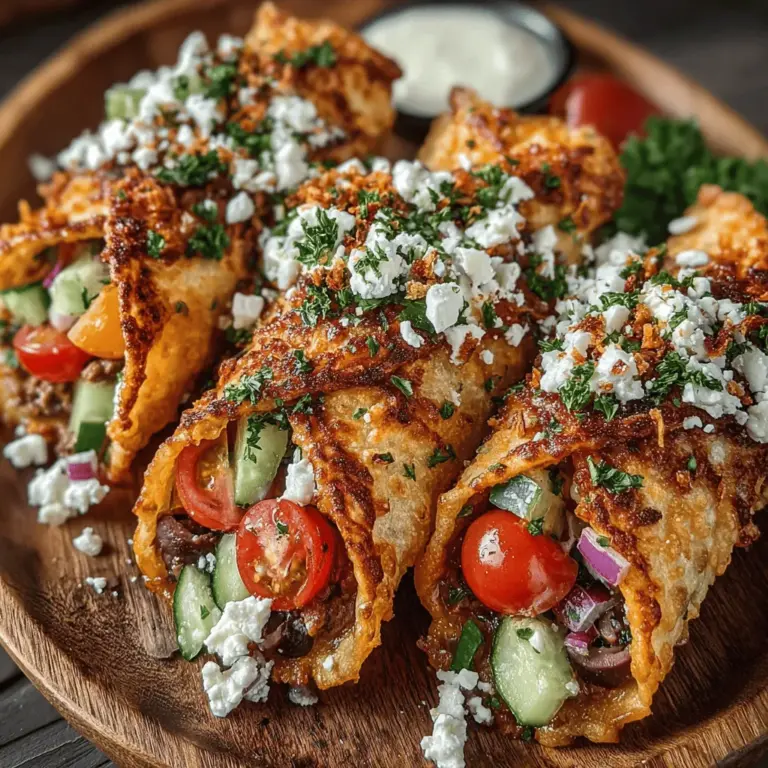 To create a visually appealing Mini Greek Salad Tortilla Cone, mixing the ingredients without breaking the feta cheese is essential. Feta cheese adds both flavor and texture, and its crumbly form can easily turn into mush if handled too roughly. Here are some techniques to ensure your feta remains intact: