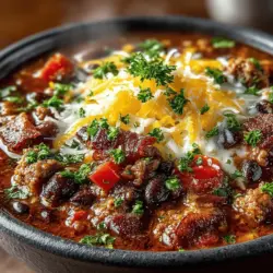 Chili is a beloved comfort food that warms the heart and soothes the soul, making it a staple in many households, especially during the cooler months. Its versatility is one of the reasons why it has become a culinary favorite; chili can be customized to suit individual tastes and dietary preferences. From classic beef chili to vegetarian varieties, the possibilities are endless. However, today we’re introducing a unique twist on this traditional dish: Slow Cooker Charcuterie Chili.