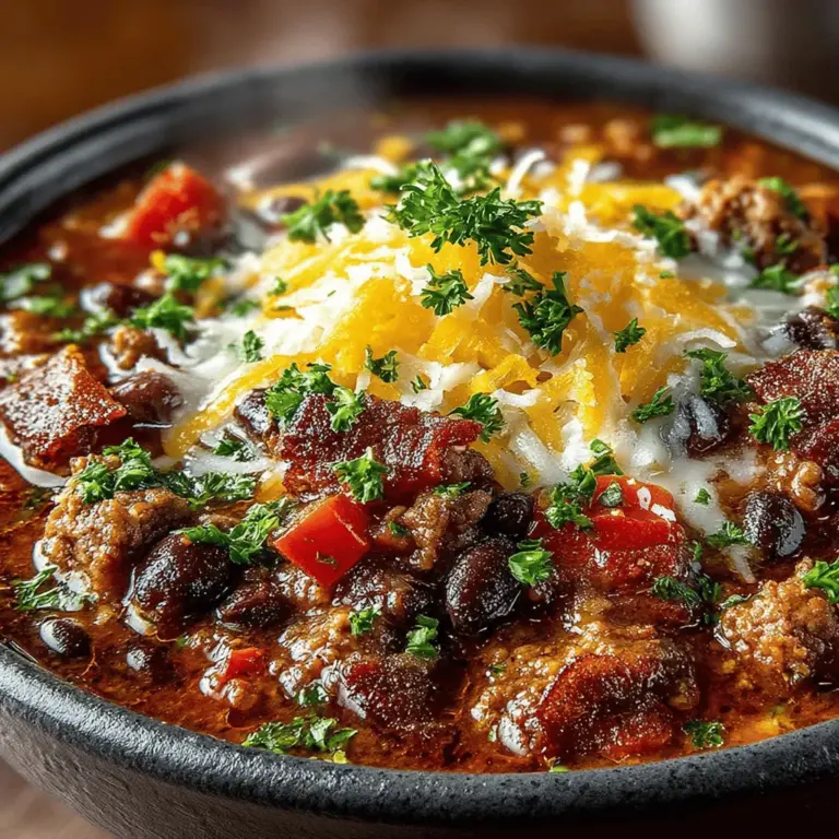 Chili is a beloved comfort food that warms the heart and soothes the soul, making it a staple in many households, especially during the cooler months. Its versatility is one of the reasons why it has become a culinary favorite; chili can be customized to suit individual tastes and dietary preferences. From classic beef chili to vegetarian varieties, the possibilities are endless. However, today we’re introducing a unique twist on this traditional dish: Slow Cooker Charcuterie Chili.