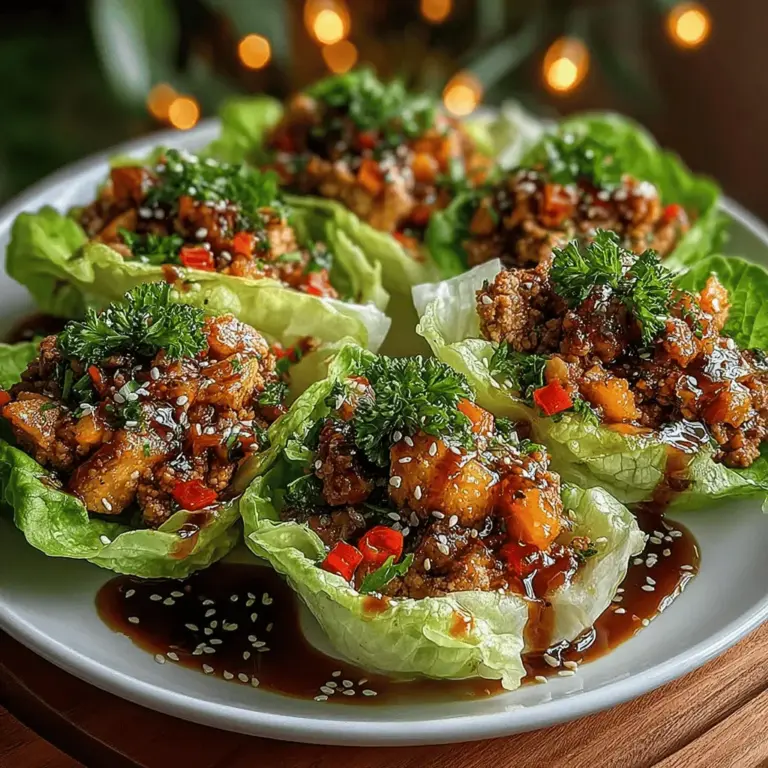 Lettuce cups are not just a culinary trend; they are a versatile and healthy meal option that can be tailored to suit a variety of tastes and dietary preferences. The Savory Chicken Teriyaki Lettuce Cups are an excellent example of how simple ingredients can come together to create a dish that is both flavorful and nutritious. With a perfect balance of savory and sweet, these lettuce cups are a delightful addition to your weeknight dinner repertoire or an impressive choice for entertaining guests. They offer a light yet satisfying meal that allows you to enjoy the rich flavors of teriyaki chicken while keeping things fresh and low-carb.