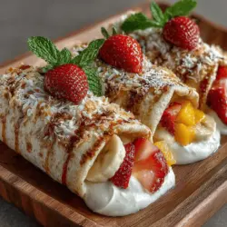 Fruit wraps are a delightful culinary creation that combines the freshness of fruits with the satisfying texture of tortillas, making for a versatile dish that can be enjoyed at any time of the day. The concept of fruit wraps allows for endless creativity, as you can mix and match a variety of ingredients to suit your taste preferences or dietary needs. Among the myriad of flavor combinations, the Sweet and Spicy Fruit Wraps stand out with their unique blend of sweetness from ripe fruits and a hint of spiciness that tantalizes the taste buds.