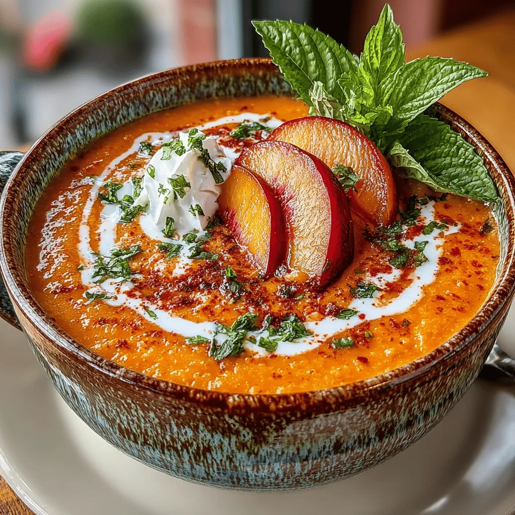 As the warm days of summer approach, there’s nothing quite like a refreshing bowl of velvety creamy peach soup to awaken your taste buds and cool you down. This delightful dish captures the essence of ripe summer peaches, transforming them into a luxurious, creamy soup that is both satisfying and invigorating. Whether served chilled as a light appetizer or enjoyed warm as a comforting dessert, this peach soup is a versatile addition to any dining occasion. Its unique flavor profile—a harmonious blend of sweetness, acidity, and warmth—makes it an exceptional choice for everything from summer gatherings to intimate dinner parties.