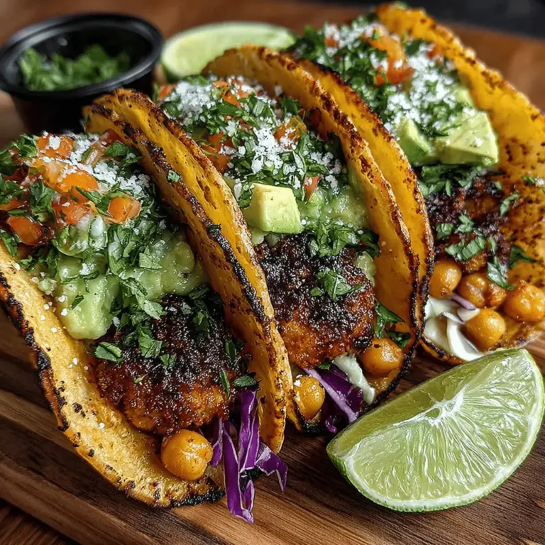 In recent years, plant-based meals have surged in popularity, captivating both health-conscious eaters and culinary enthusiasts alike. With a growing awareness of the environmental and health benefits associated with plant-based diets, more people are incorporating vegetarian and vegan options into their daily meals. One standout recipe that perfectly embodies the essence of this trend is the Crispy Air Fryer Spicy Chickpea Tacos. These tacos offer a delightful combination of flavors and textures, making them an excellent choice for lunch or dinner.
