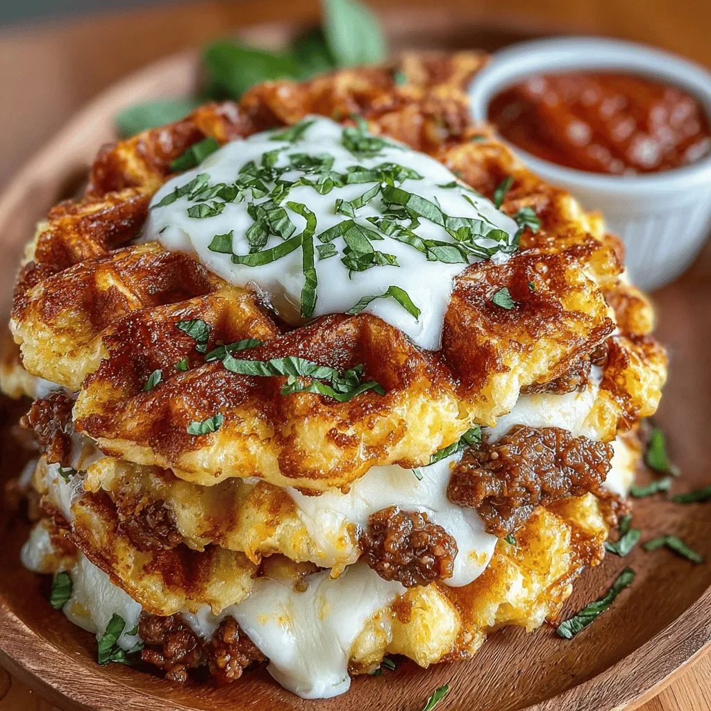 In the culinary world, few dishes evoke the same level of excitement as a delightful fusion of two beloved classics. Enter the Mini Sausage Pizza Waffle Sliders, a creative and mouthwatering treat that merges the comforting qualities of waffles with the savory appeal of pizza. This innovative recipe is not only a feast for the eyes but also a symphony of flavors that can satisfy any craving, whether it’s for breakfast, brunch, or a casual dinner.
