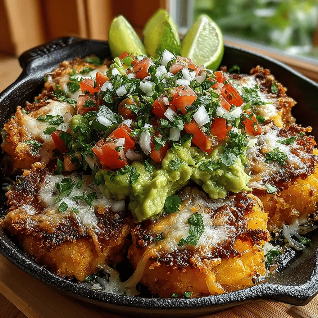 Discover the delicious and nutritious world of Mini Sweet Potato Nacho Skillet Cups, a unique and healthy twist on classic nachos that will delight your taste buds and impress your guests. This vibrant dish combines the wholesome goodness of sweet potatoes, black beans, and fresh toppings, making it a perfect choice for a weeknight dinner, a party appetizer, or a satisfying snack. Unlike traditional nachos that often rely on heavy tortilla chips and greasy toppings, these Mini Sweet Potato Nacho Skillet Cups offer a guilt-free indulgence without sacrificing flavor.